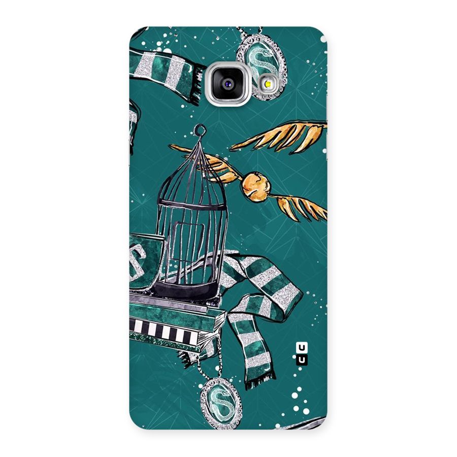 Green Scarf Back Case for Galaxy A5 2016
