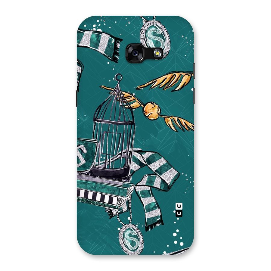 Green Scarf Back Case for Galaxy A5 2017