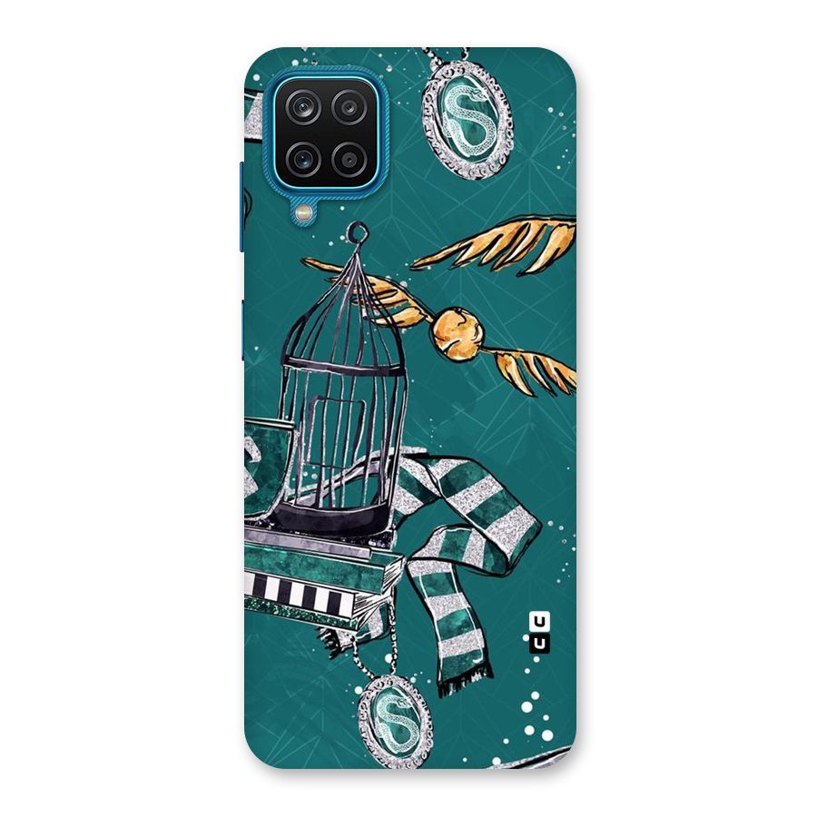 Green Scarf Back Case for Galaxy F12