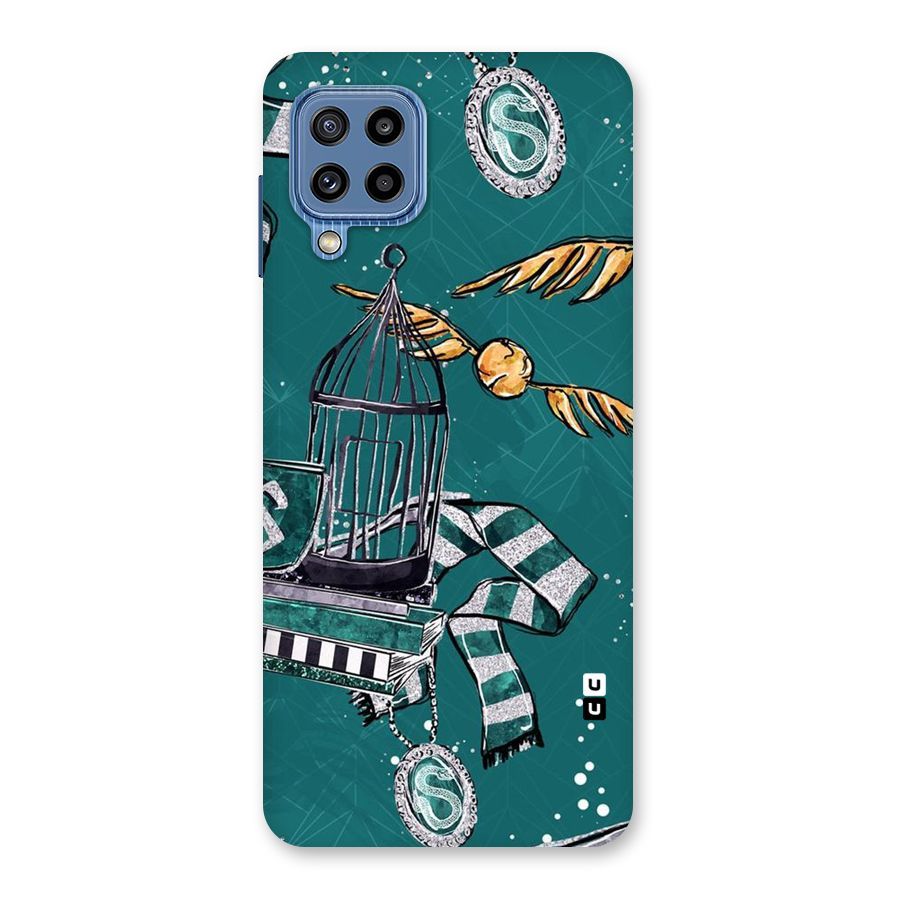 Green Scarf Back Case for Galaxy M32