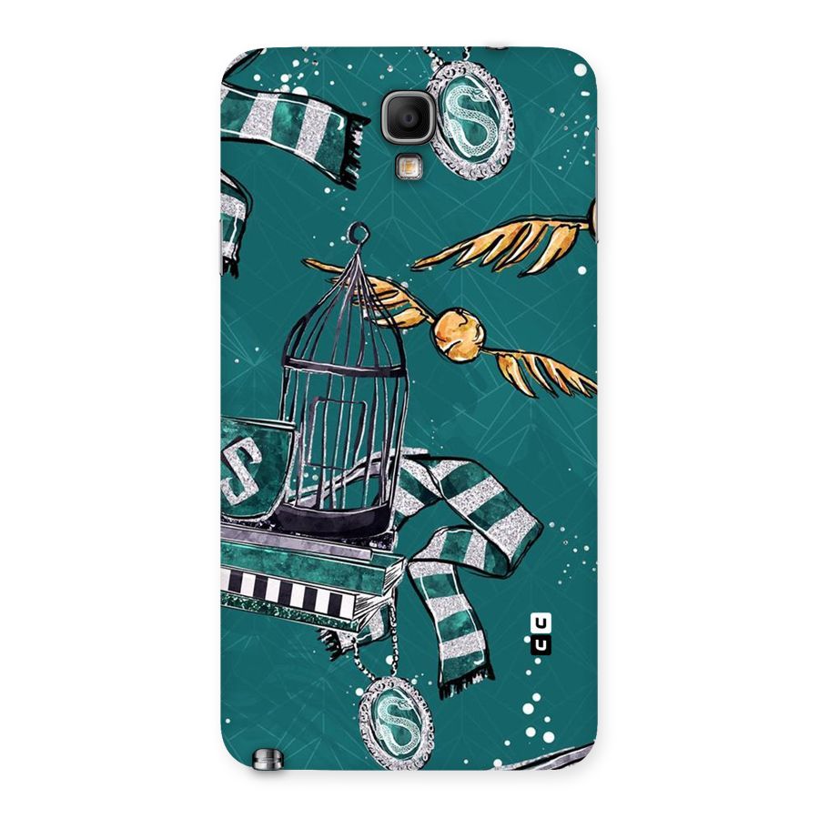 Green Scarf Back Case for Galaxy Note 3 Neo