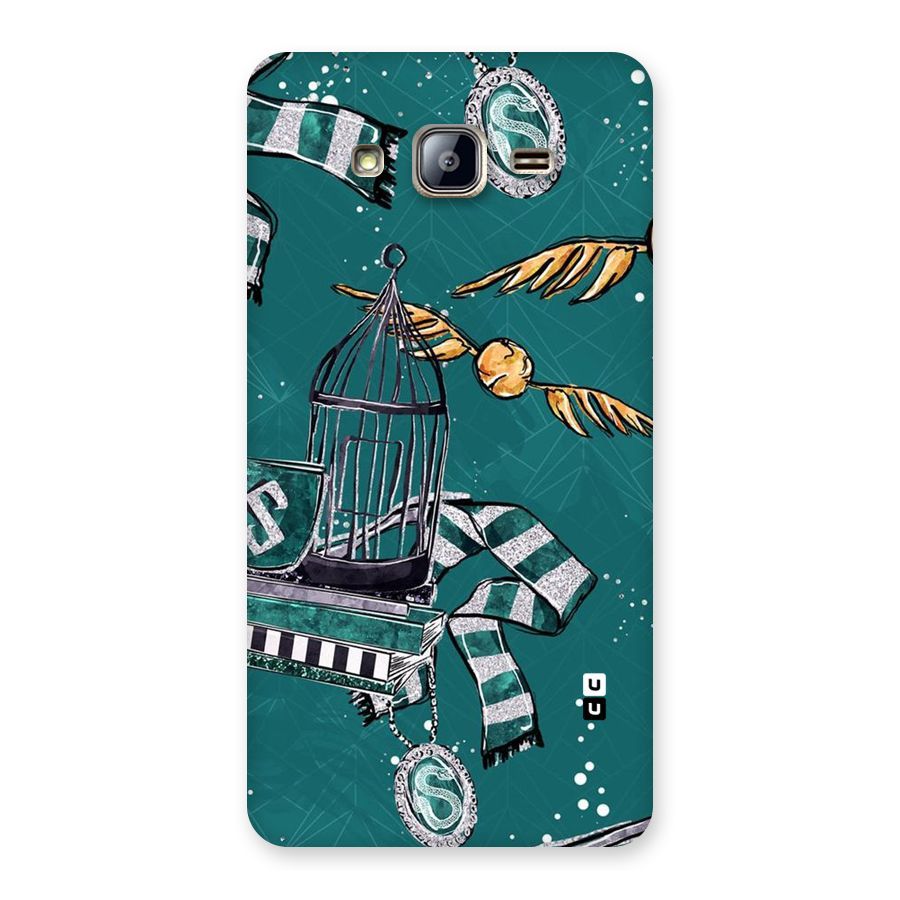 Green Scarf Back Case for Galaxy On5