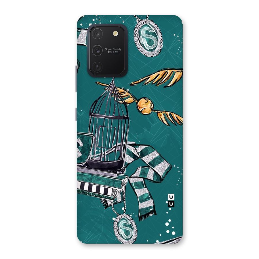 Green Scarf Back Case for Galaxy S10 Lite