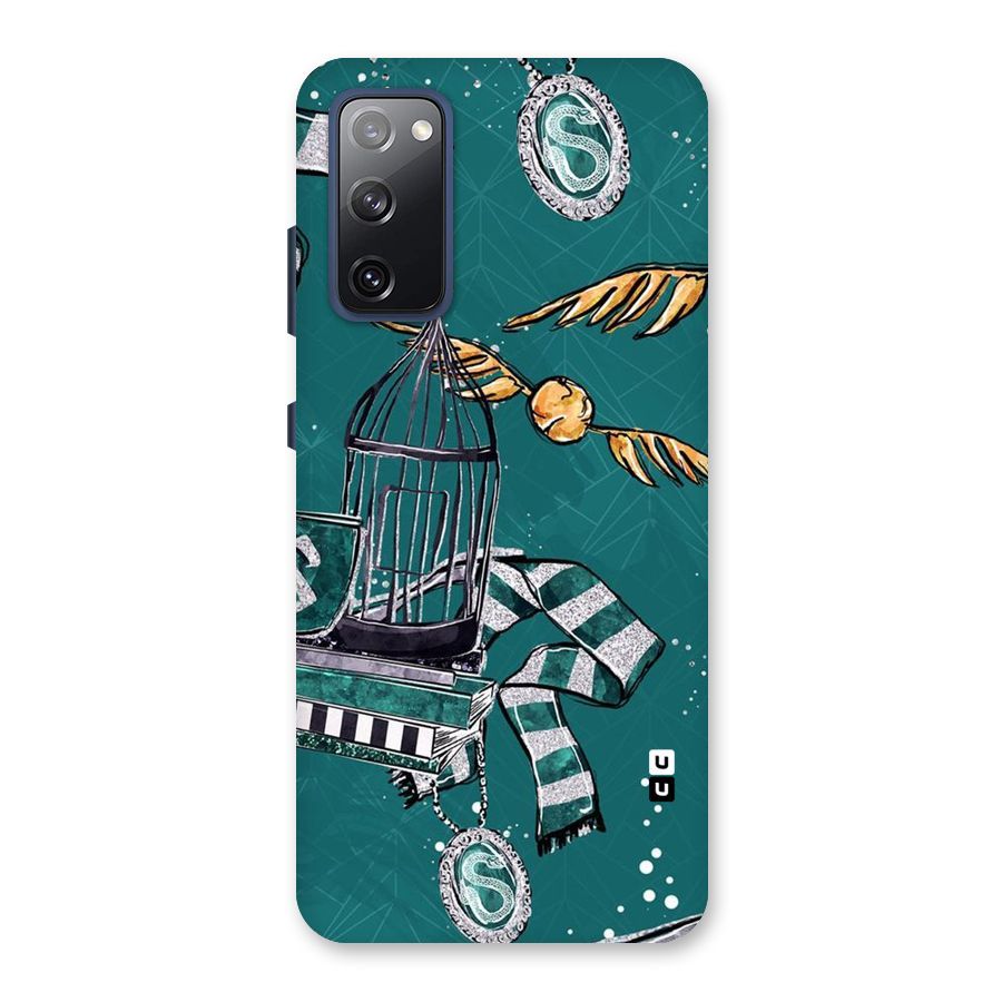 Green Scarf Back Case for Galaxy S20 FE
