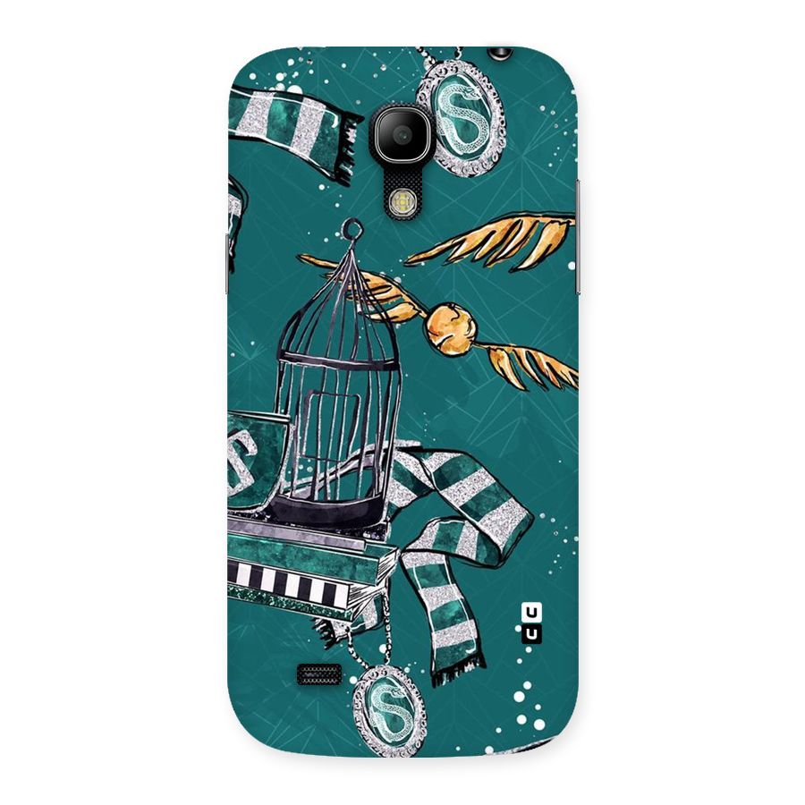 Green Scarf Back Case for Galaxy S4 Mini