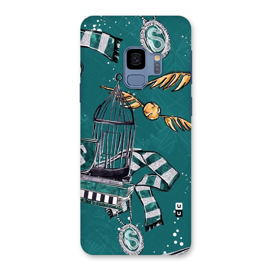 Green Scarf Back Case for Galaxy S9
