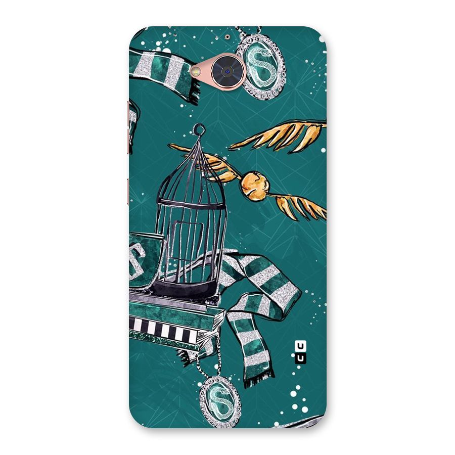 Green Scarf Back Case for Gionee S6 Pro