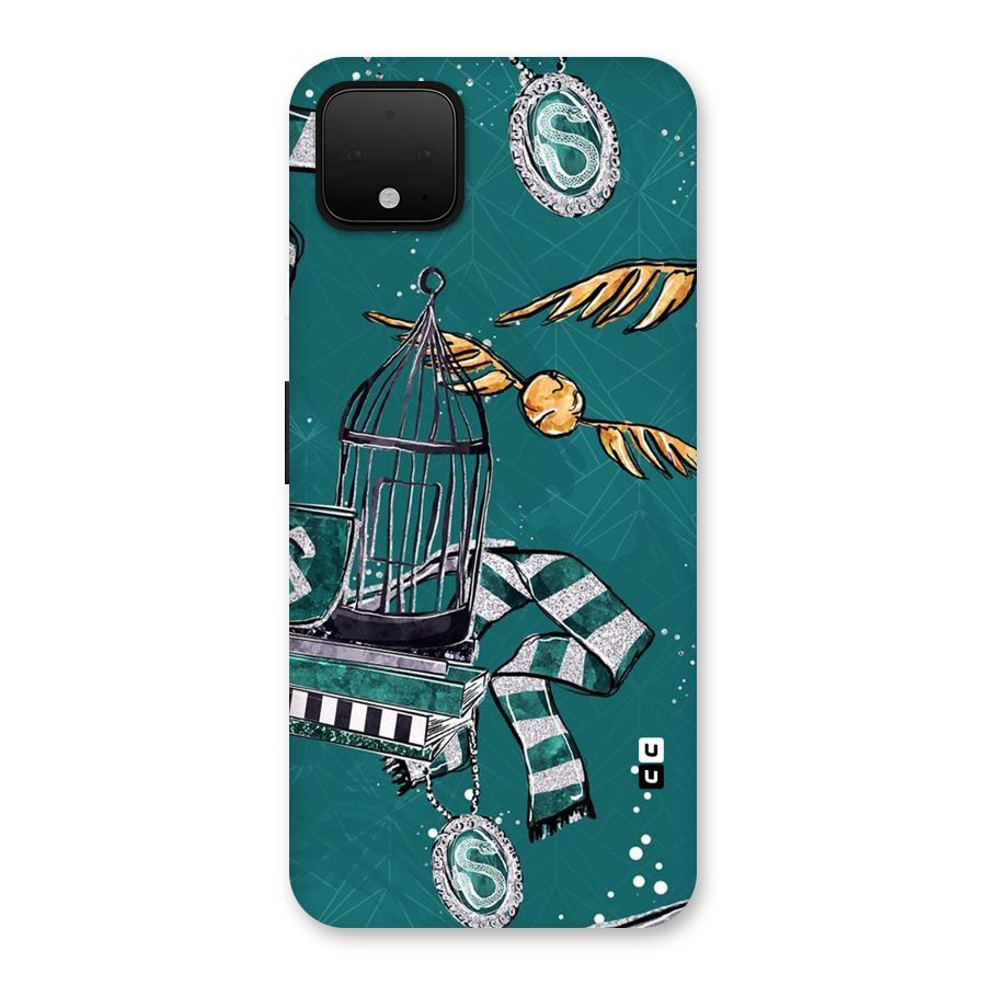 Green Scarf Back Case for Google Pixel 4 XL