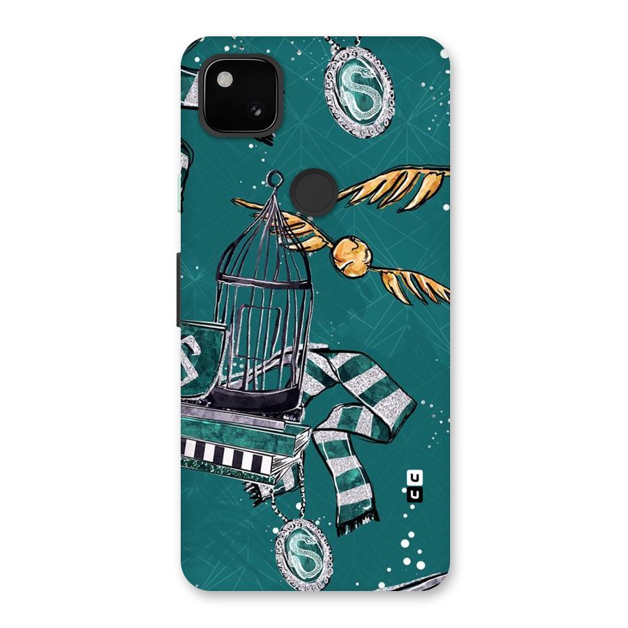 Green Scarf Back Case for Google Pixel 4a