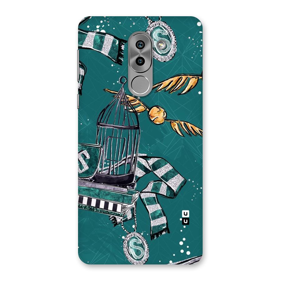 Green Scarf Back Case for Honor 6X