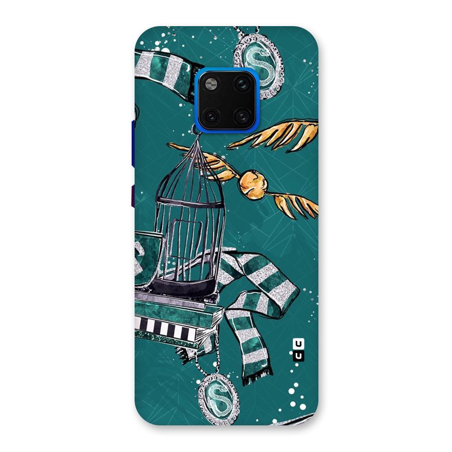Green Scarf Back Case for Huawei Mate 20 Pro
