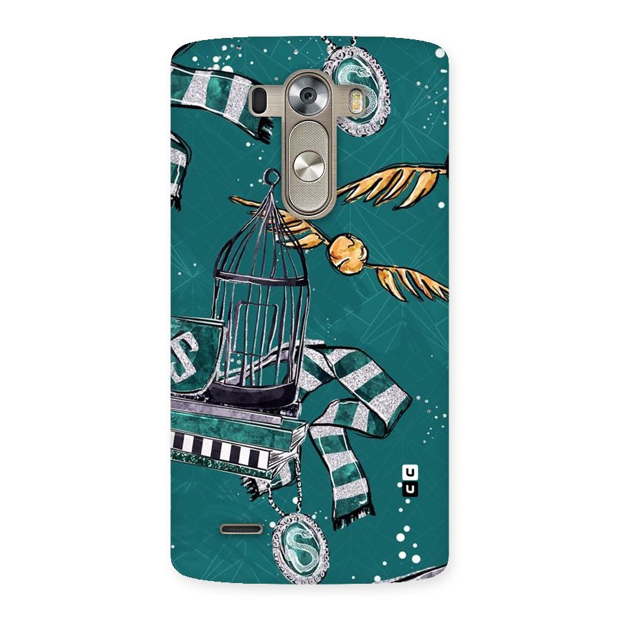 Green Scarf Back Case for LG G3