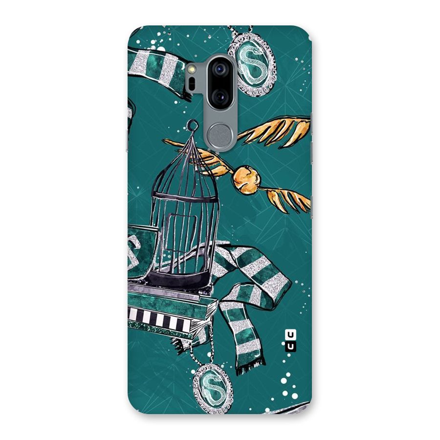 Green Scarf Back Case for LG G7