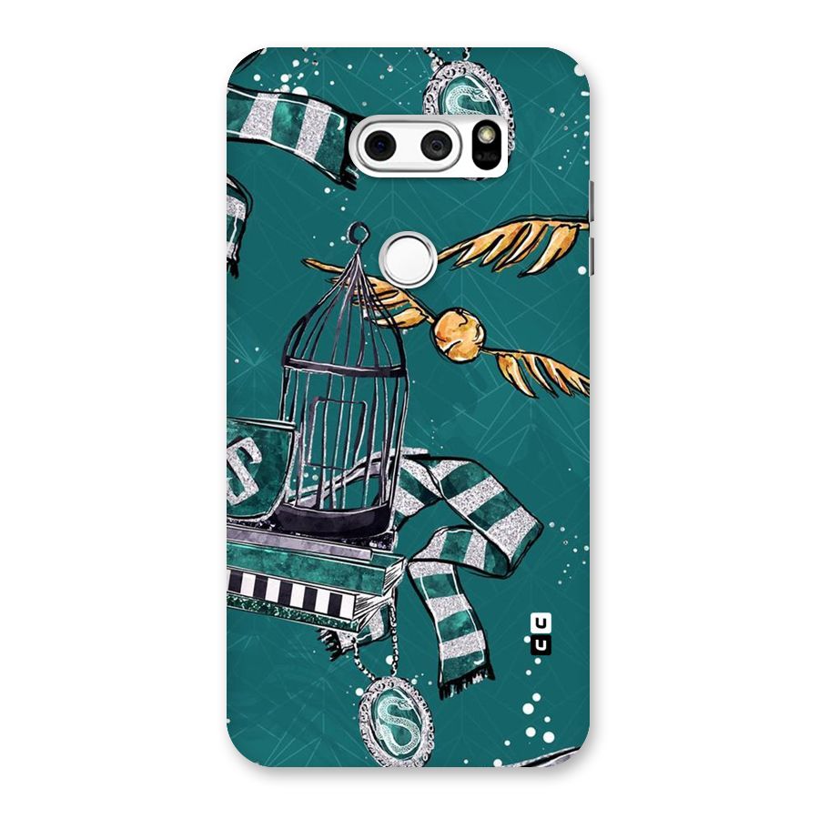 Green Scarf Back Case for LG V30