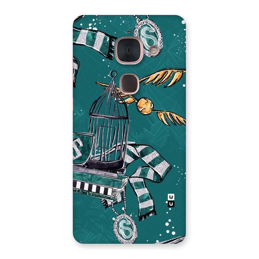 Green Scarf Back Case for Le Max 2