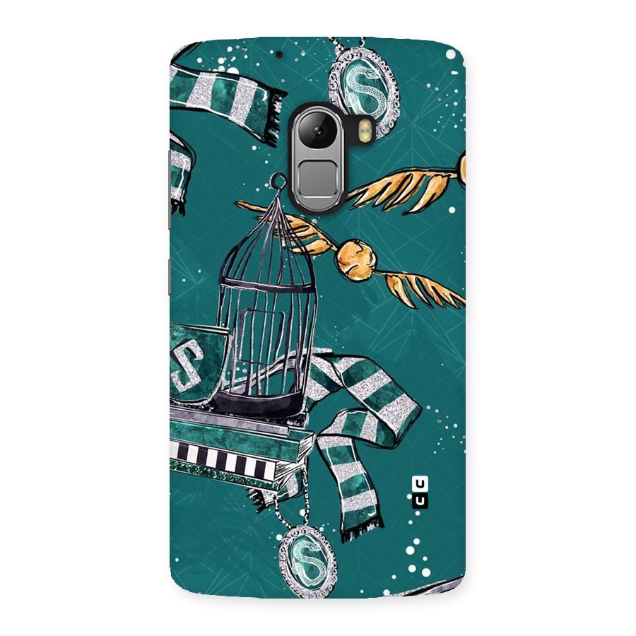 Green Scarf Back Case for Lenovo K4 Note