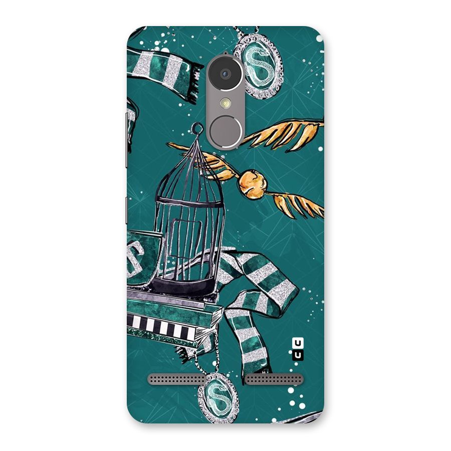 Green Scarf Back Case for Lenovo K6