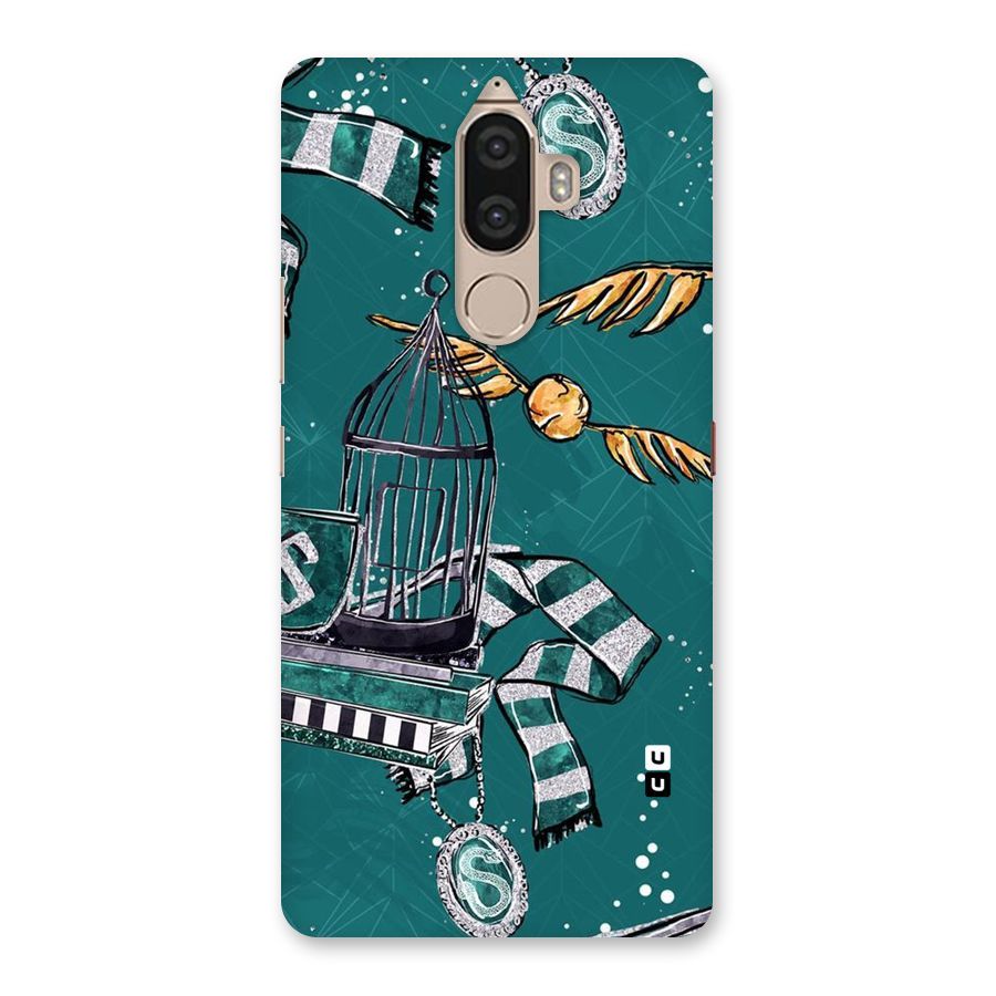 Green Scarf Back Case for Lenovo K8 Note
