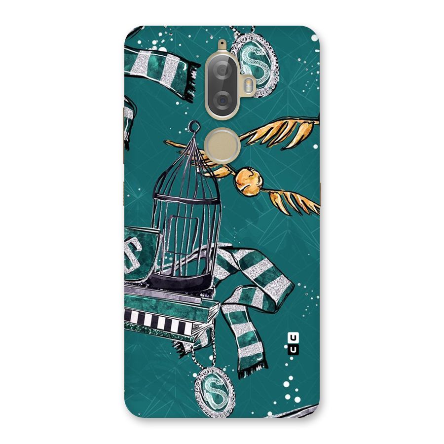 Green Scarf Back Case for Lenovo K8 Plus
