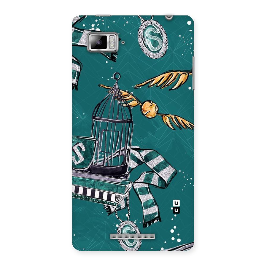 Green Scarf Back Case for Lenovo Vibe Z K910