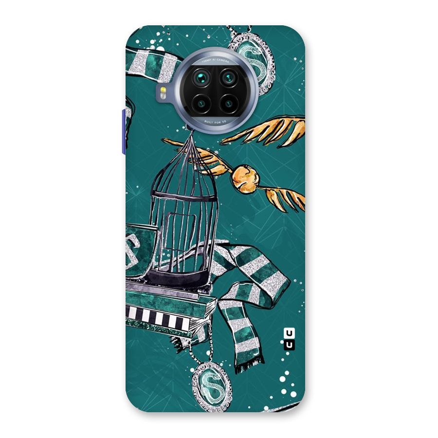 Green Scarf Back Case for Mi 10i