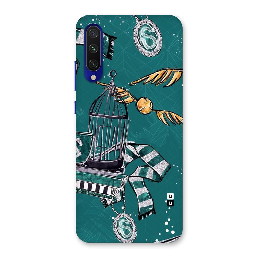 Green Scarf Back Case for Mi A3