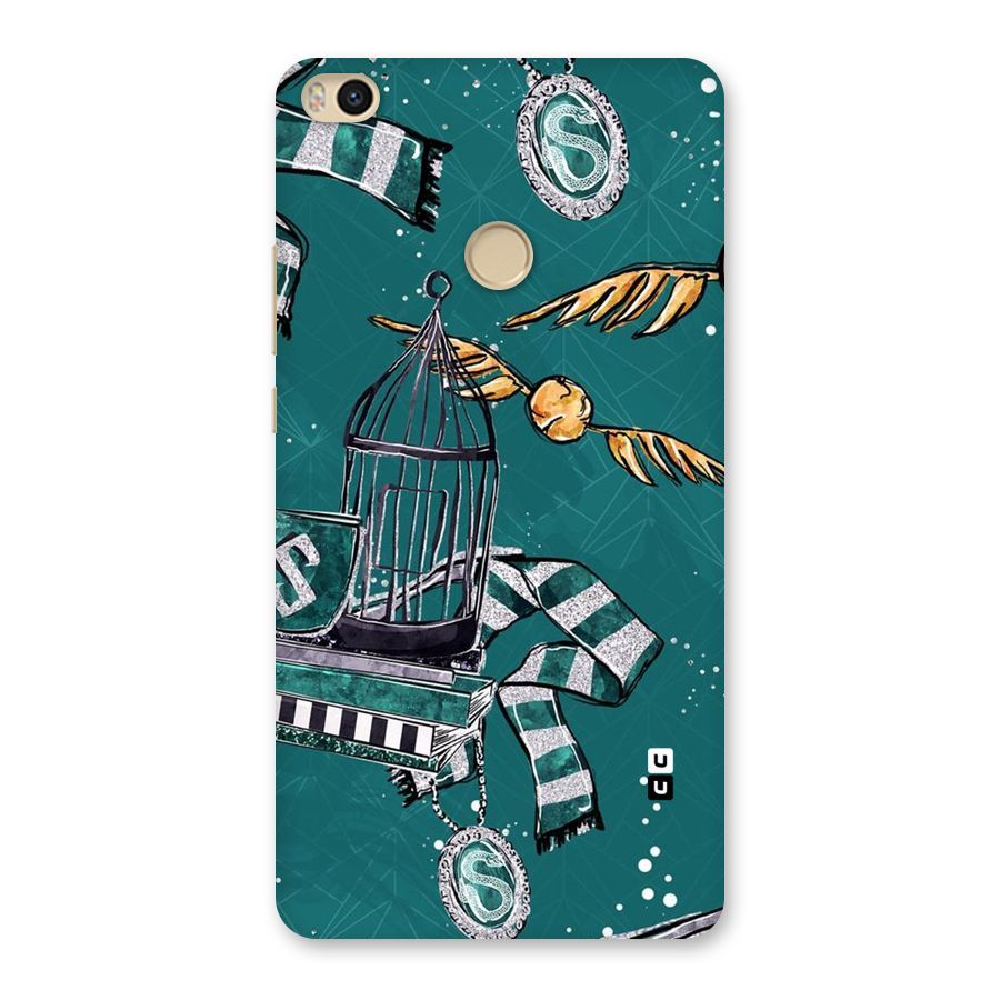 Green Scarf Back Case for Mi Max 2