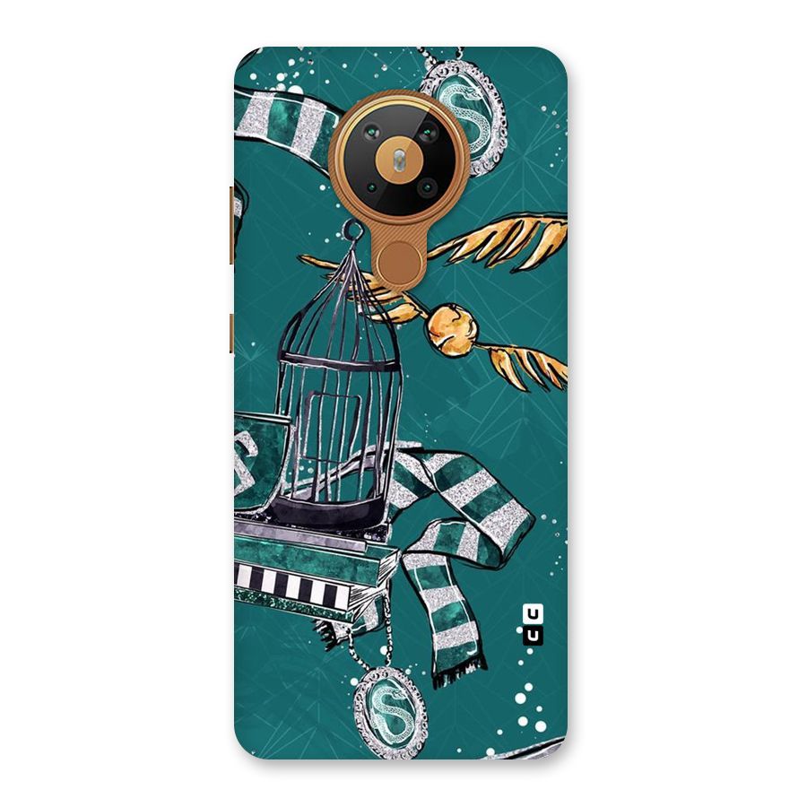 Green Scarf Back Case for Nokia 5.3