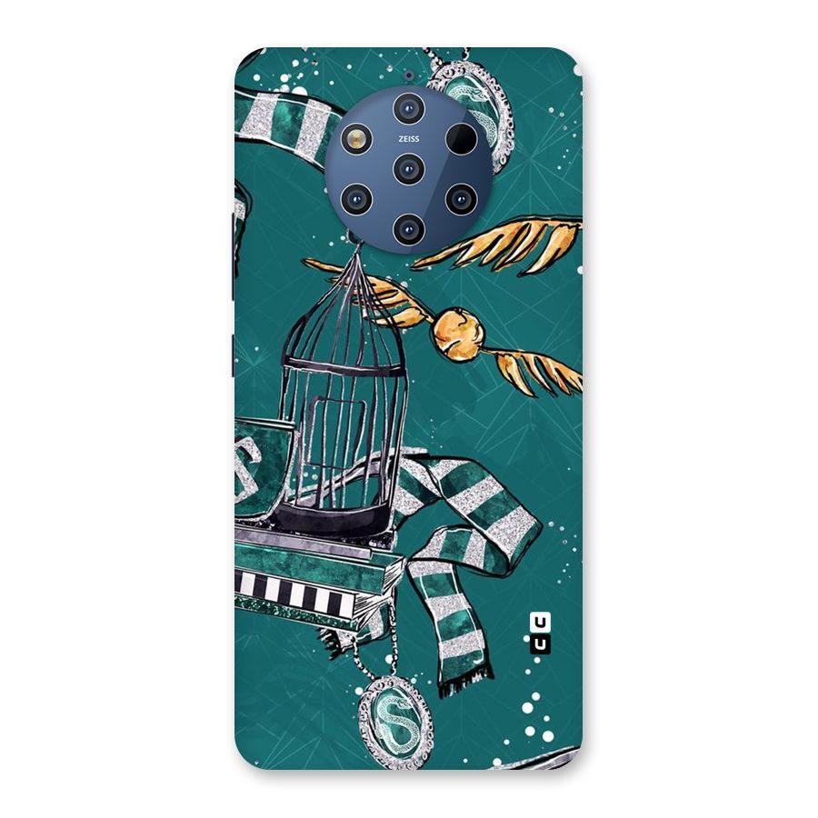 Green Scarf Back Case for Nokia 9 PureView