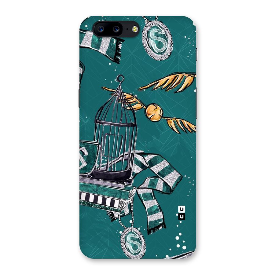 Green Scarf Back Case for OnePlus 5