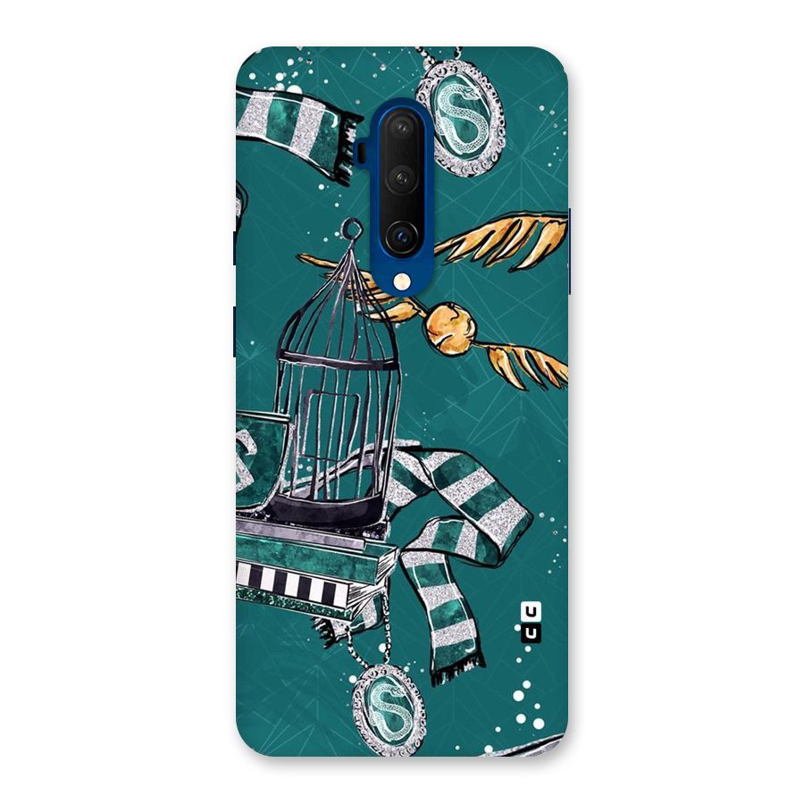 Green Scarf Back Case for OnePlus 7T Pro