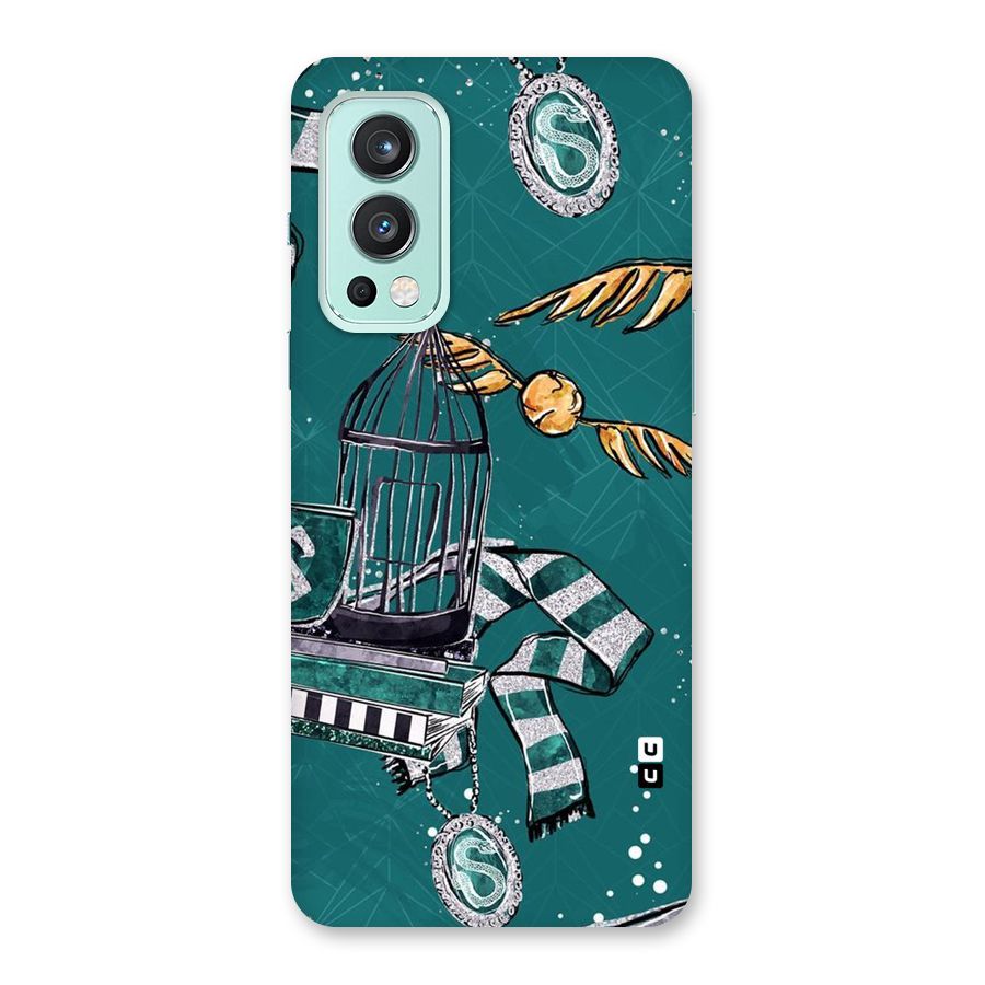 Green Scarf Back Case for OnePlus Nord 2 5G