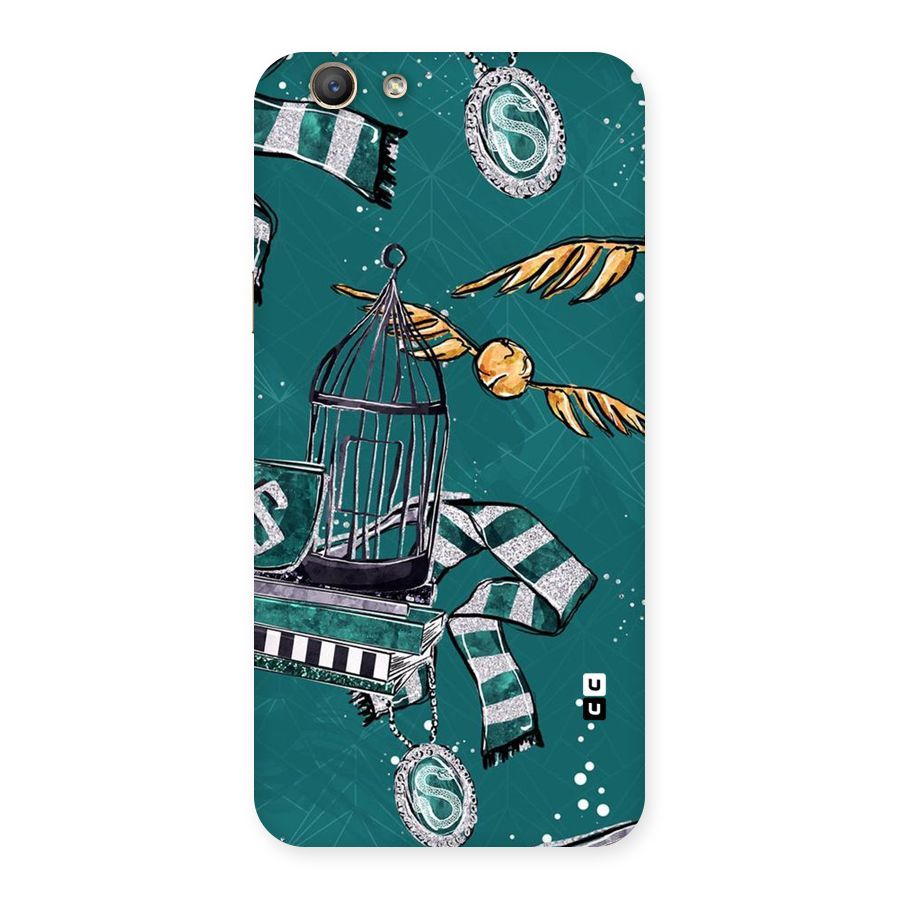 Green Scarf Back Case for Oppo A59