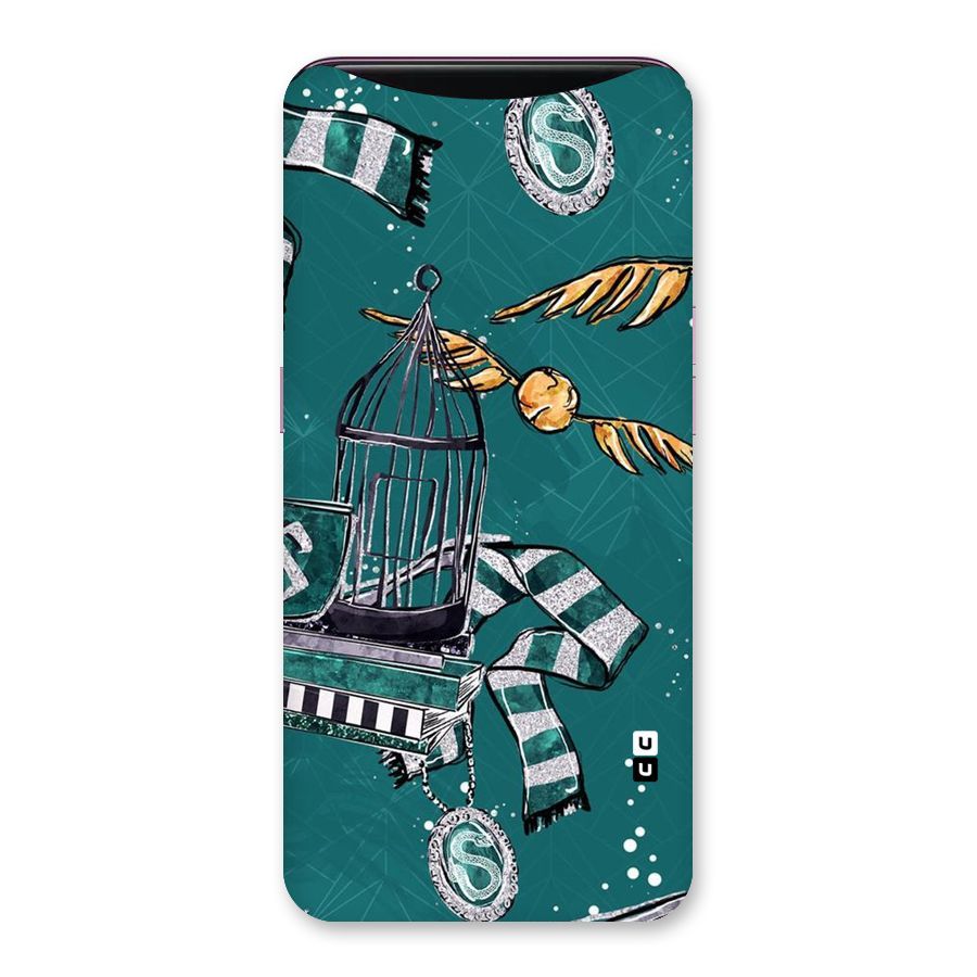 Green Scarf Back Case for Oppo Find X