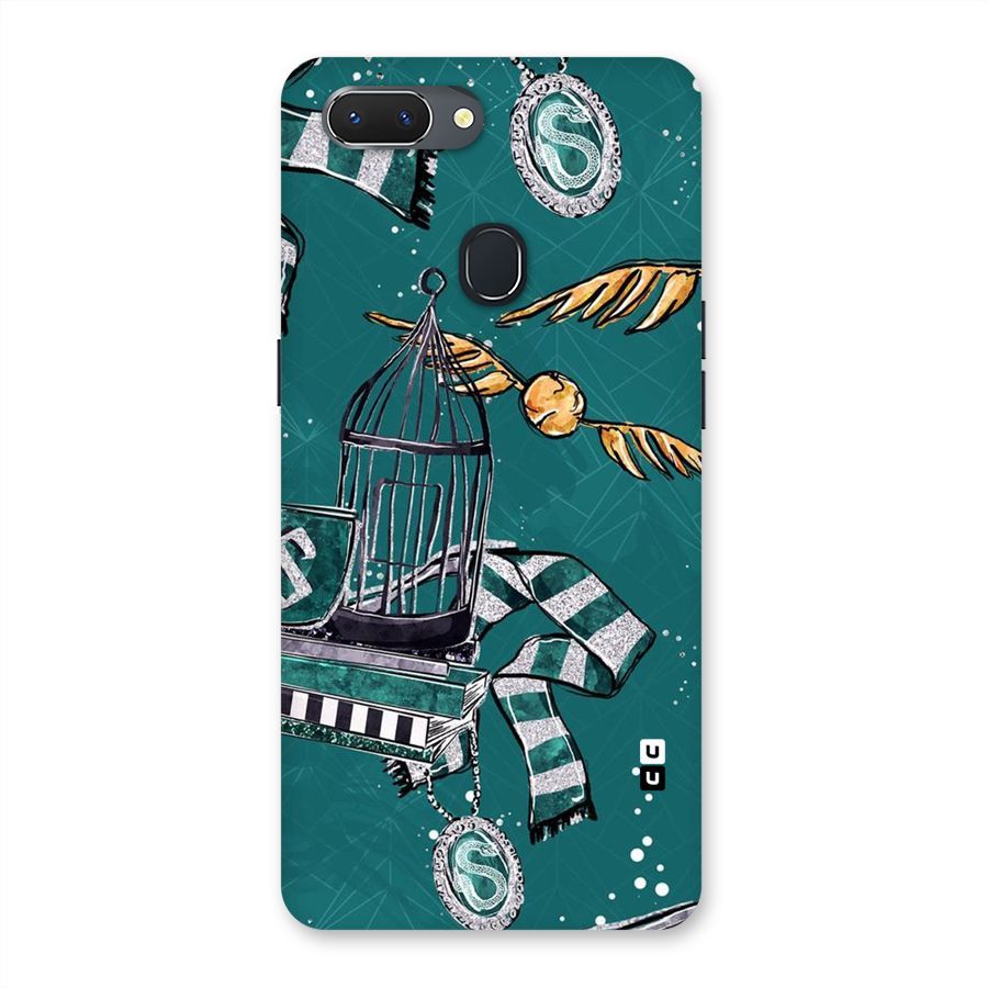Green Scarf Back Case for Oppo Realme 2