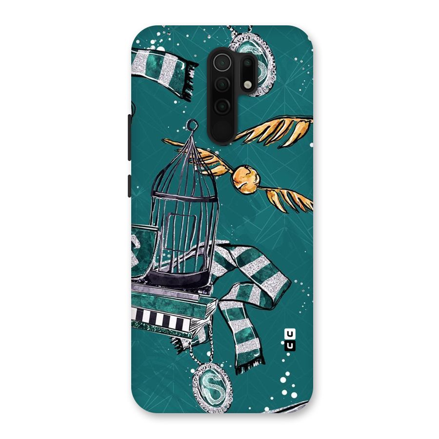 Green Scarf Back Case for Poco M2