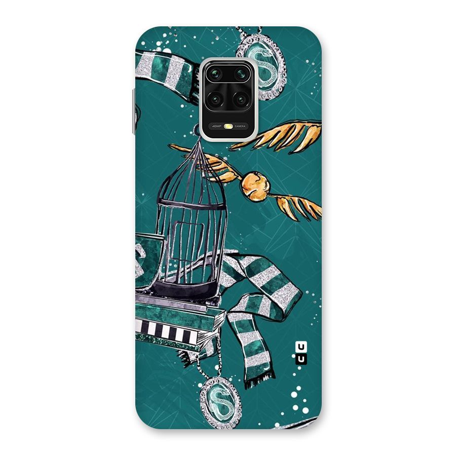 Green Scarf Back Case for Poco M2 Pro