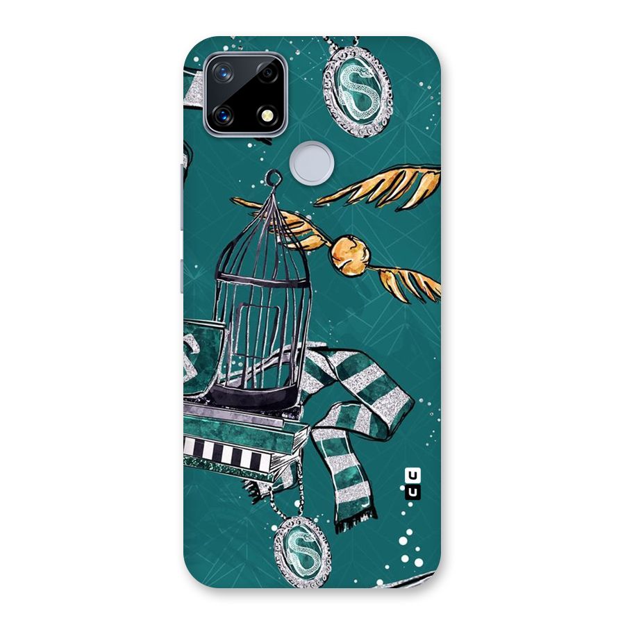 Green Scarf Back Case for Realme Narzo 20
