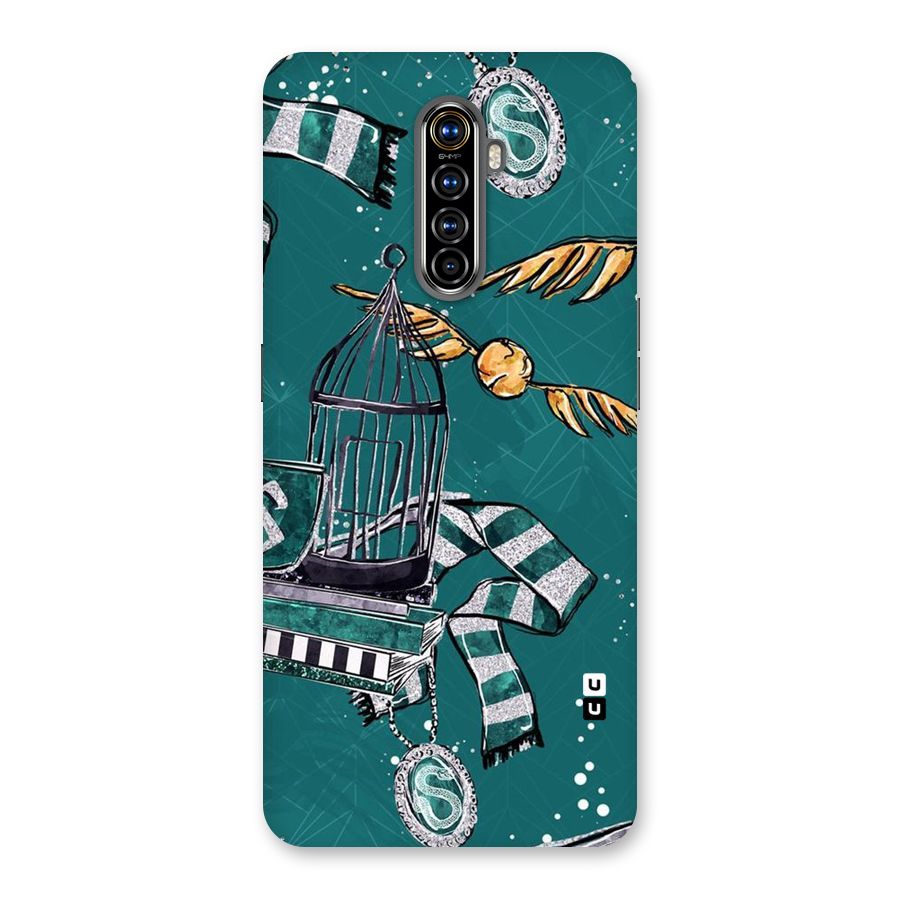 Green Scarf Back Case for Realme X2 Pro