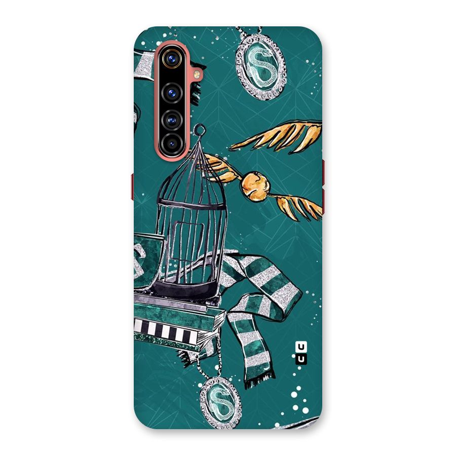 Green Scarf Back Case for Realme X50 Pro