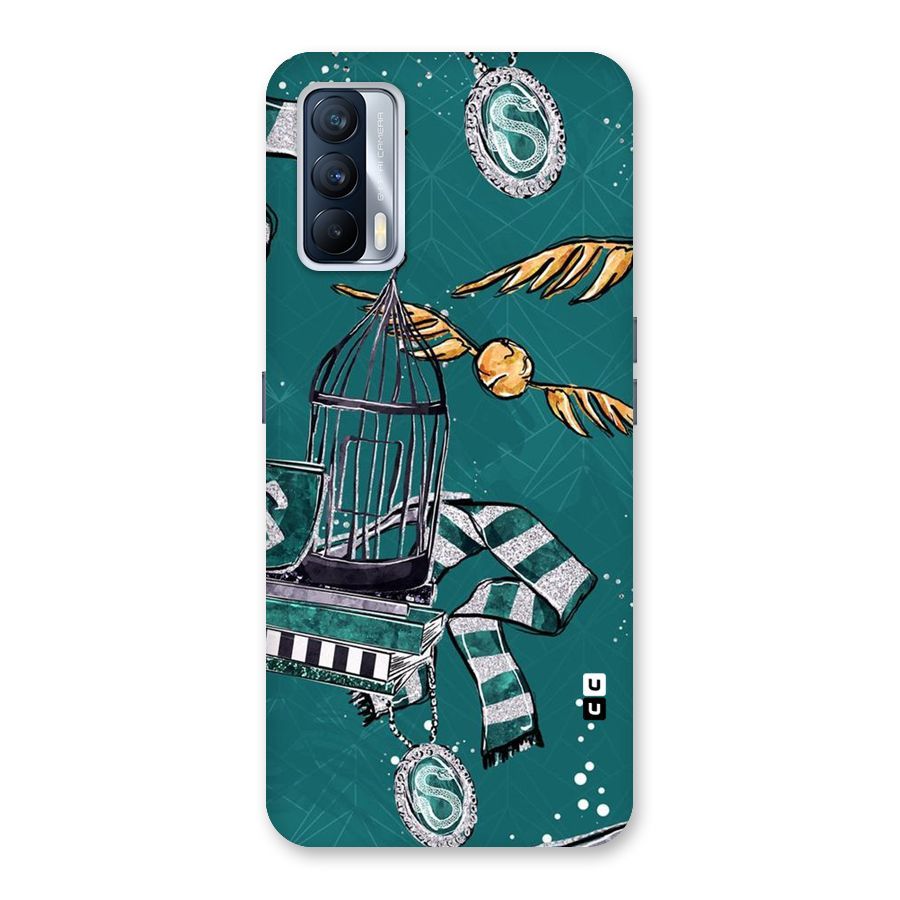 Green Scarf Back Case for Realme X7