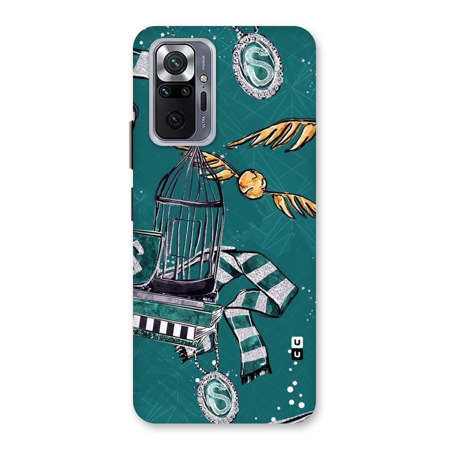 Green Scarf Back Case for Redmi Note 10 Pro