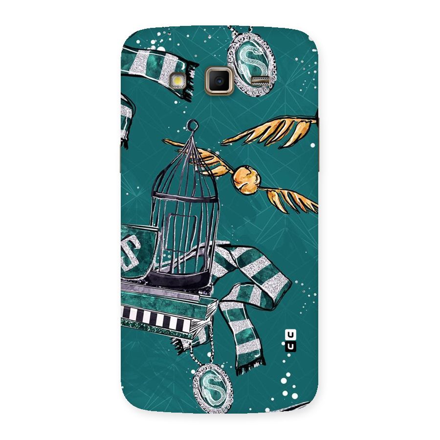 Green Scarf Back Case for Samsung Galaxy Grand 2