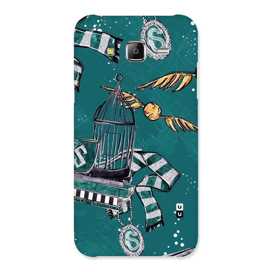 Green Scarf Back Case for Samsung Galaxy J2 Prime
