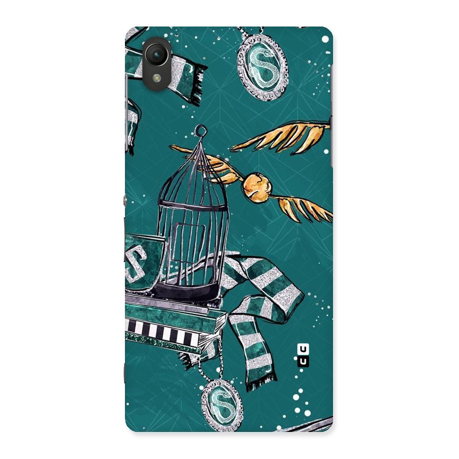 Green Scarf Back Case for Sony Xperia Z2
