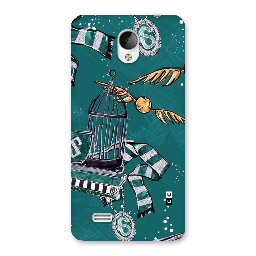 Green Scarf Back Case for Vivo Y21