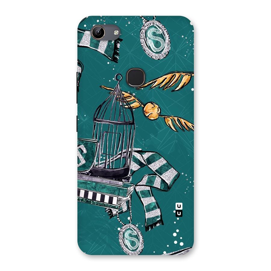 Green Scarf Back Case for Vivo Y81