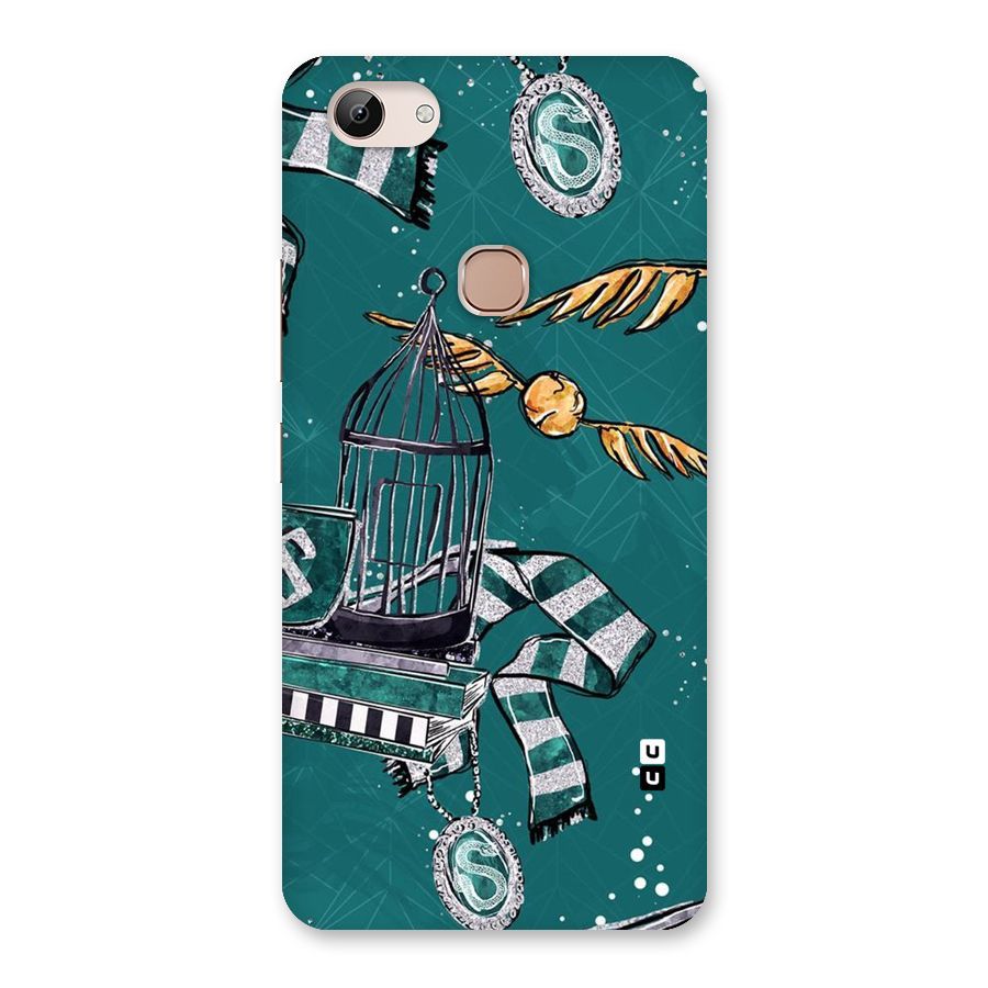 Green Scarf Back Case for Vivo Y83