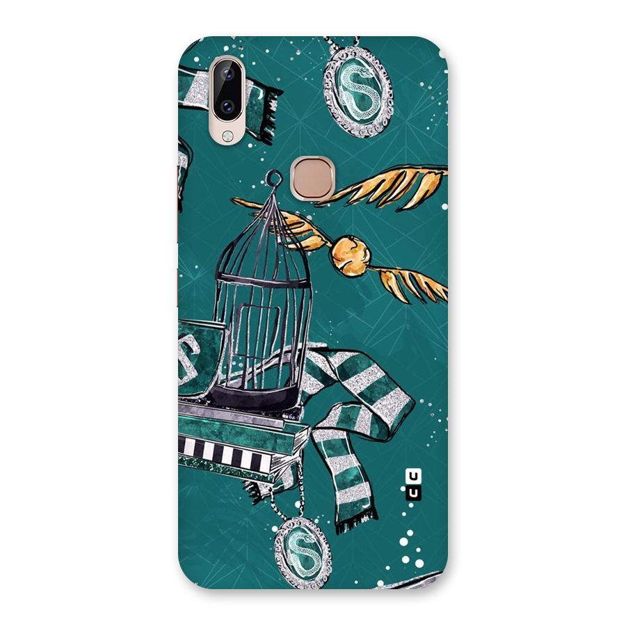 Green Scarf Back Case for Vivo Y83 Pro
