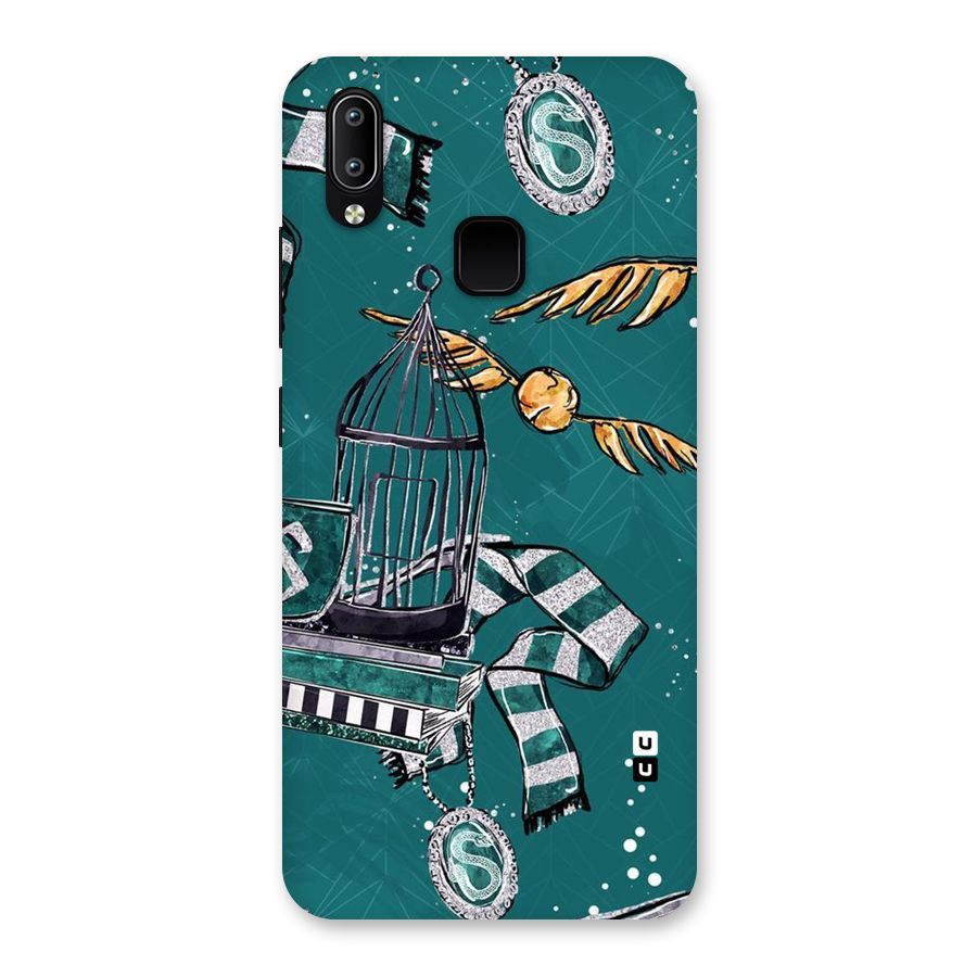 Green Scarf Back Case for Vivo Y93